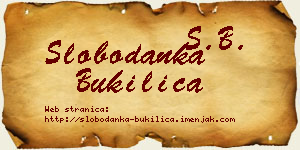 Slobodanka Bukilica vizit kartica